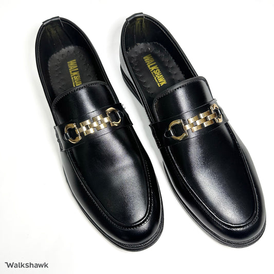 Black Prime Leather Shoes WS-BL003 – Premium Soft Comfort Casual Shoes for Men