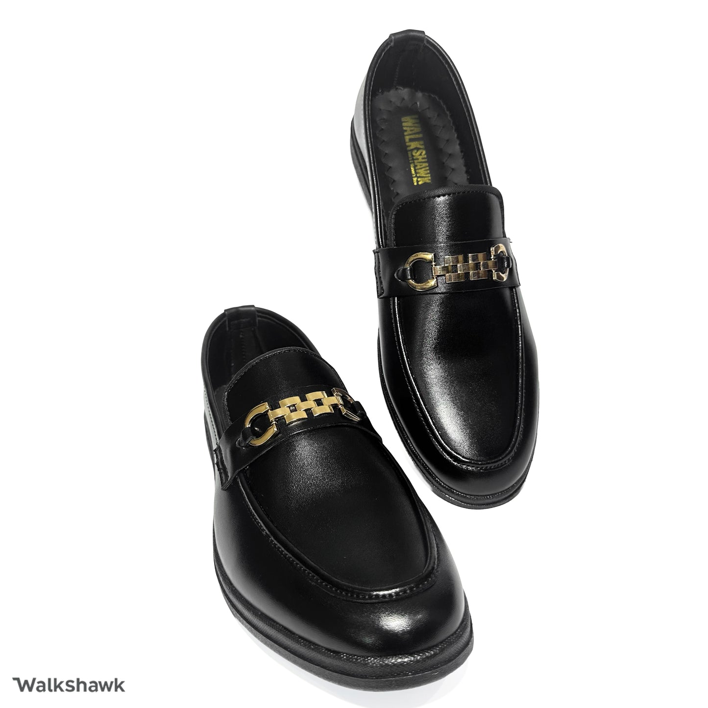 Black Prime Leather Shoes WS-BL003 – Premium Soft Comfort Casual Shoes for Men