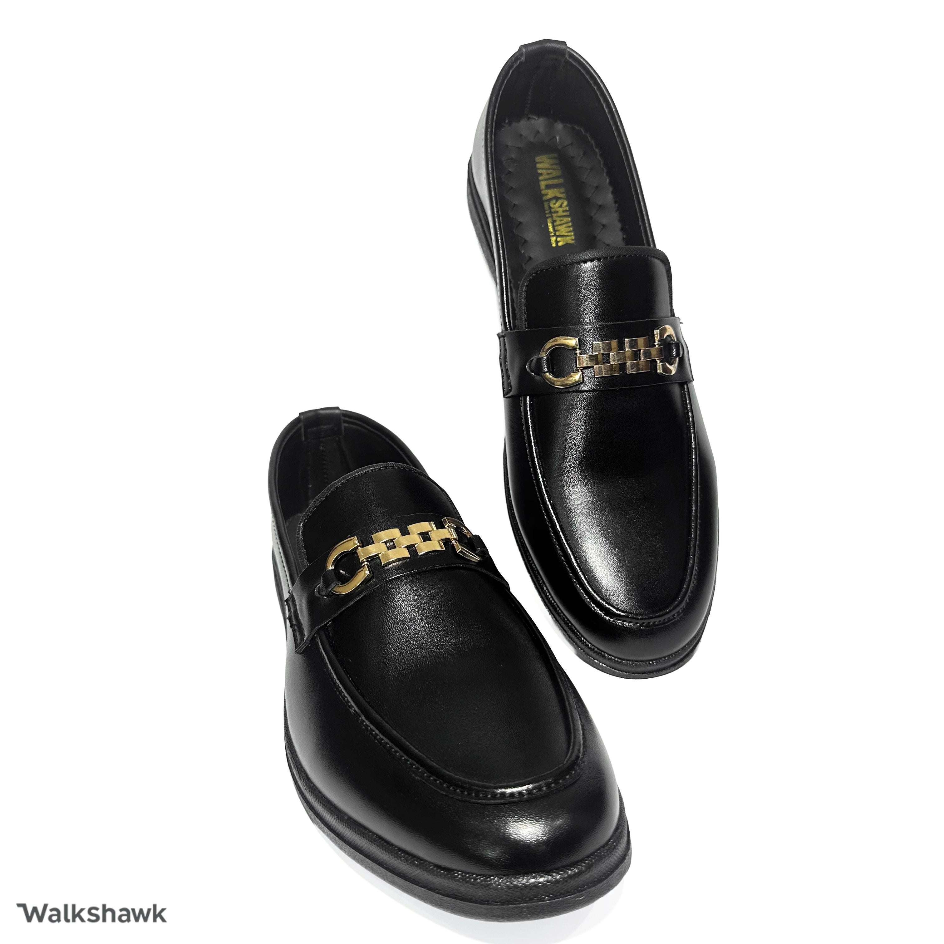 Black Prime Leather Shoes WS-BL003 – Premium Soft Comfort Casual Shoes for Men