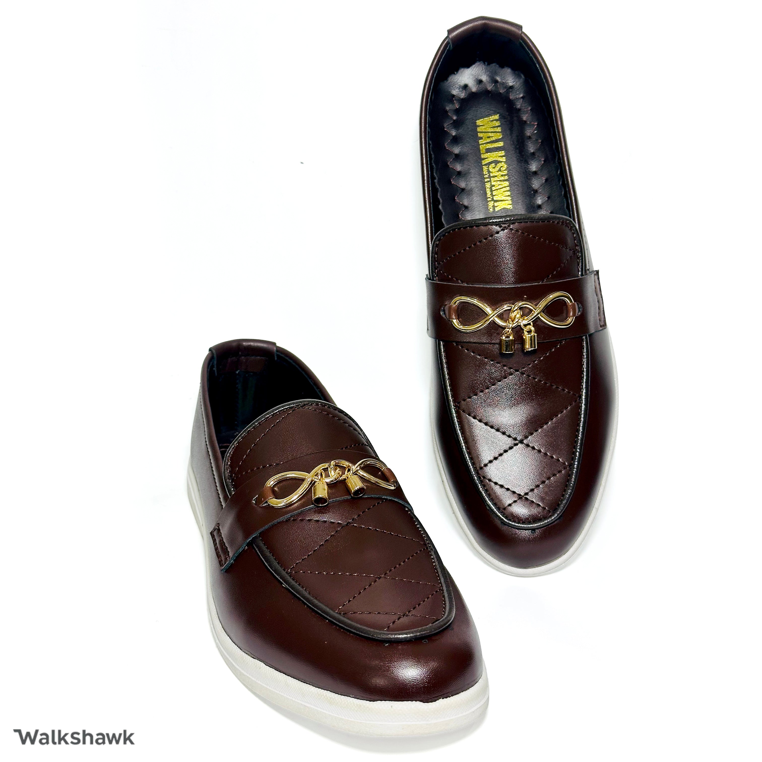 Premium Men’s Footwear with White Sole & Elegant