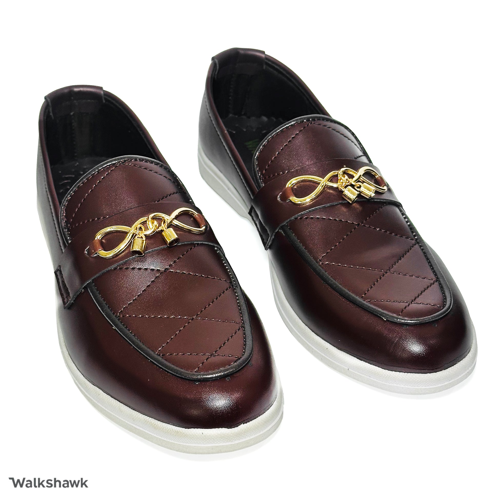 Premium Men’s Footwear with White Sole & Elegant