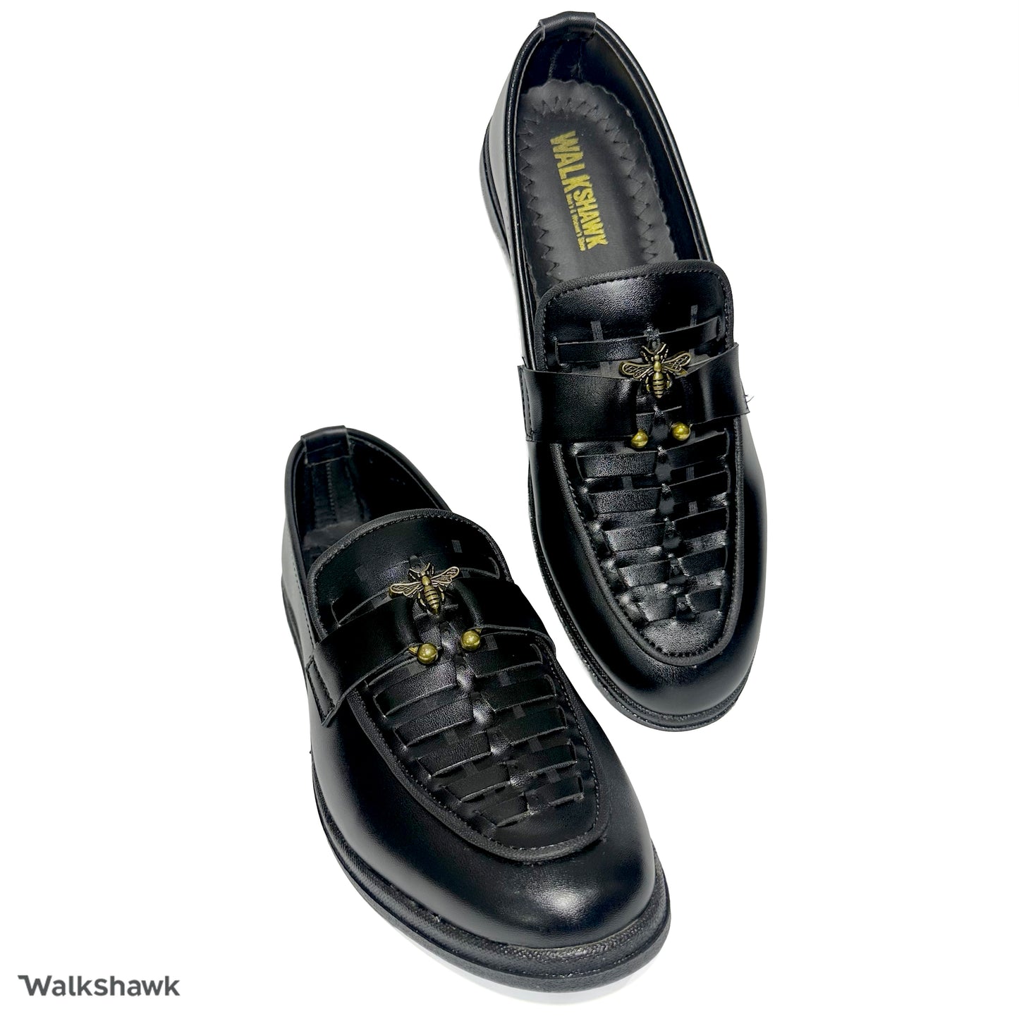 Black Prime Leather Shoes WS-BL003 – Premium Soft Comfort Casual Shoes for Men