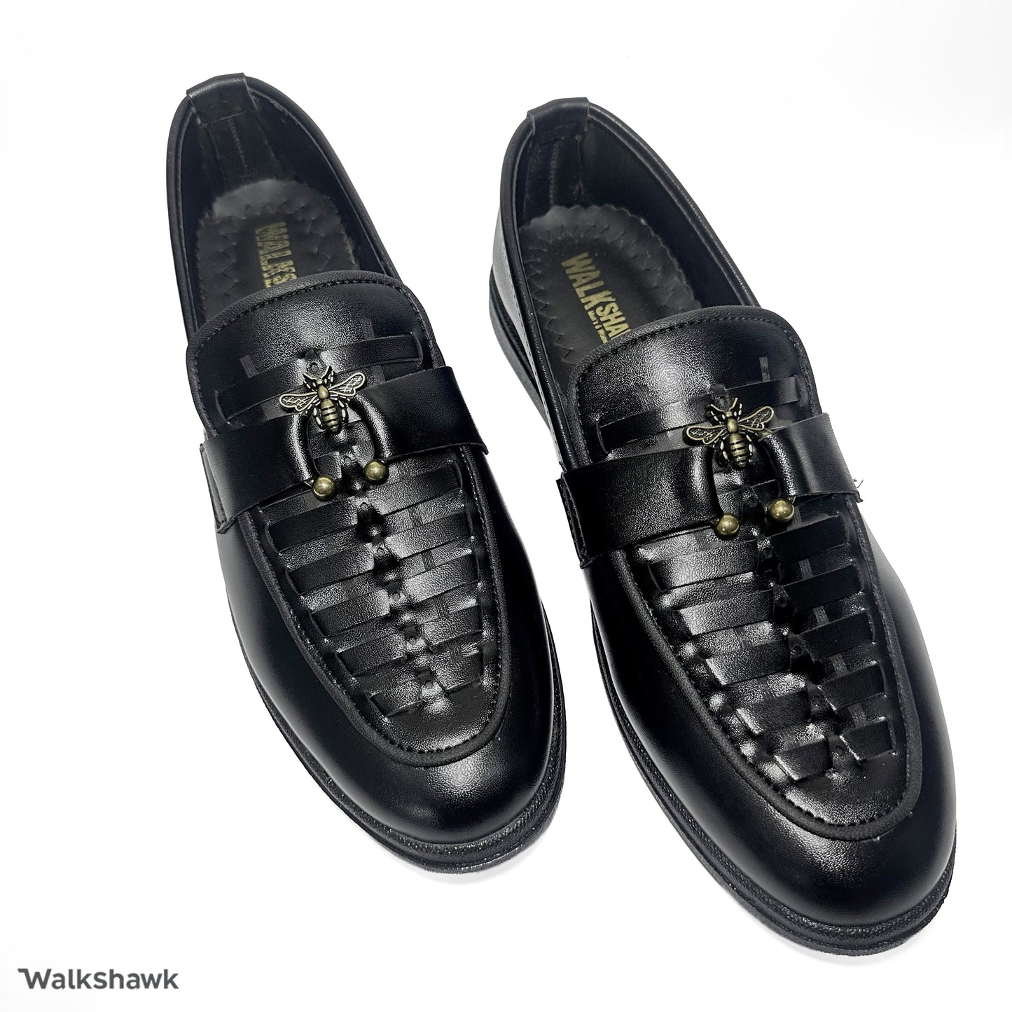 Black Prime Leather Shoes WS-BL003 – Premium Soft Comfort Casual Shoes for Men