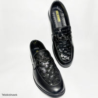 Handmade Luxe Leather Shoes WS-EL003 – Premium Black & Brown Designer Casuals for Men | Walkshawk