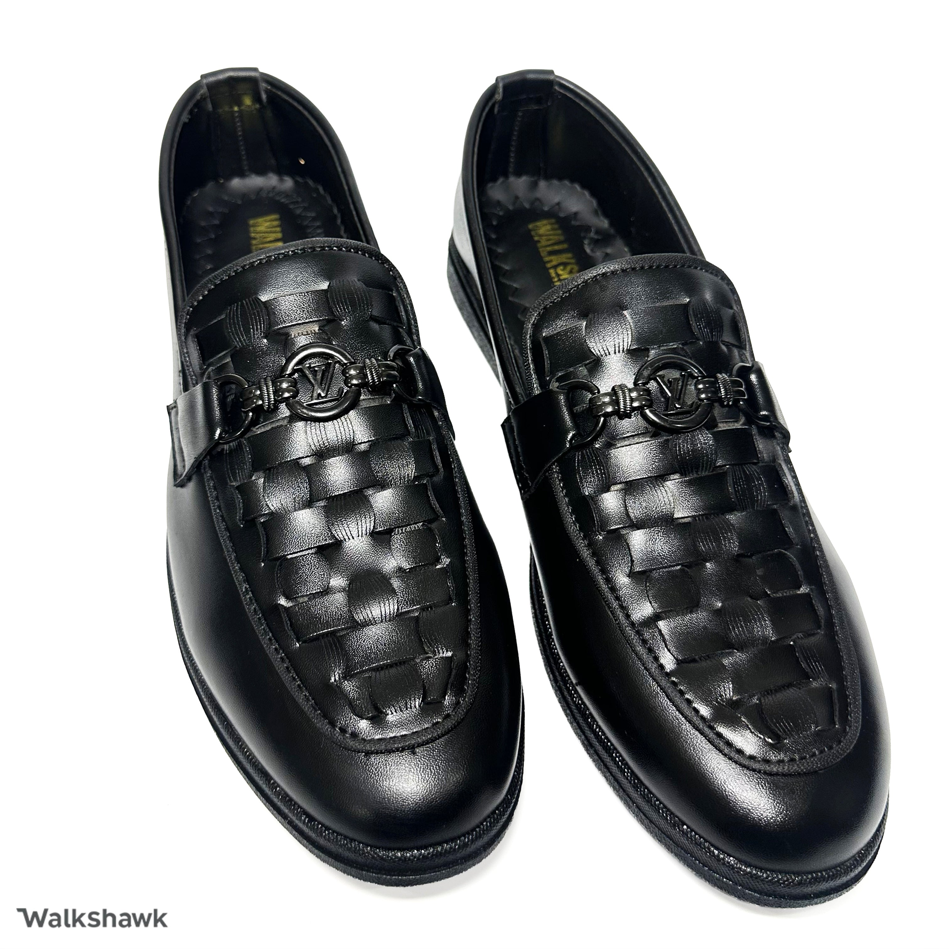 Handmade Luxe Leather Shoes WS-EL003 – Premium Black & Brown Designer Casuals for Men | Walkshawk