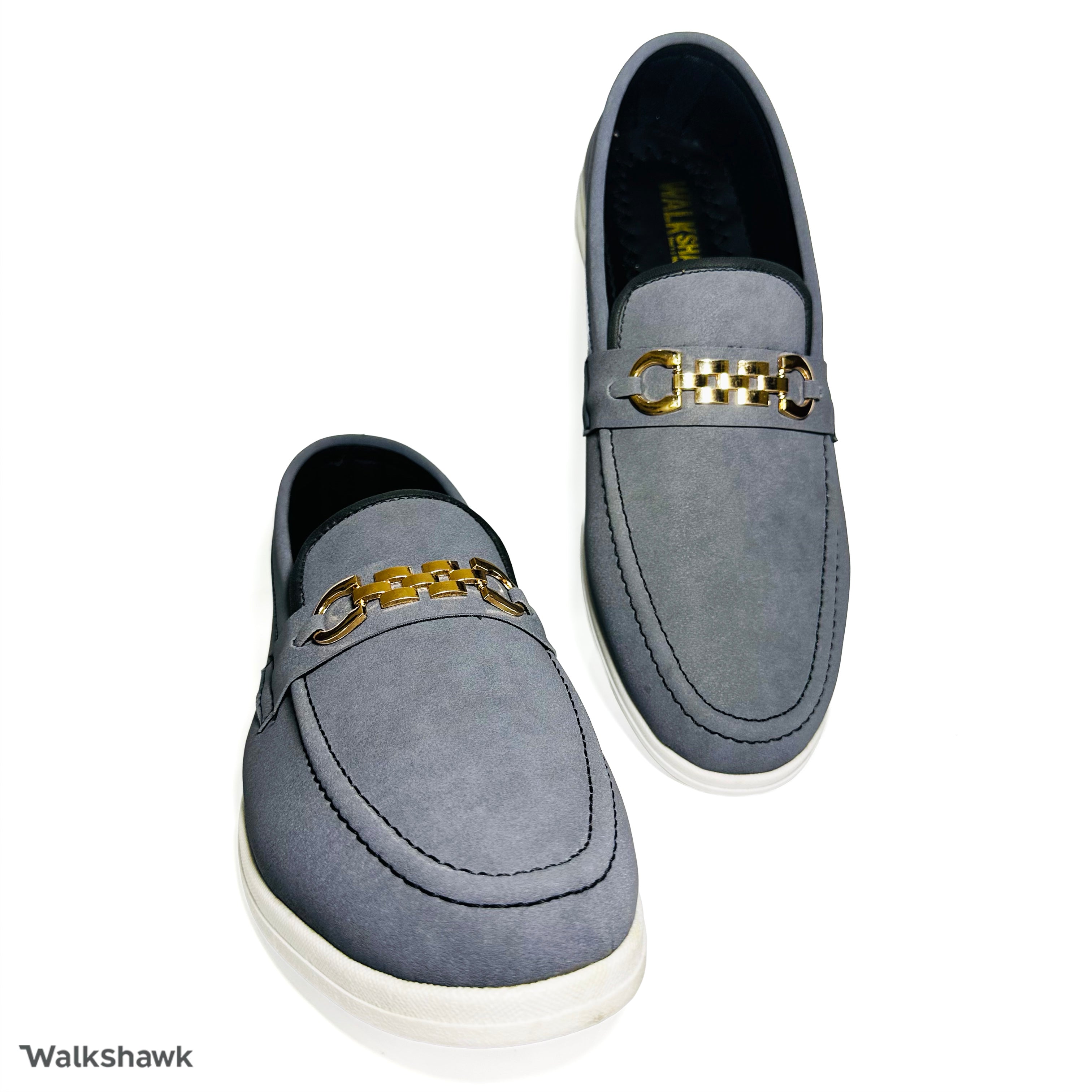 SuedeCraft Casual Shoes WS-SC002 – Premium Suede Leather Shoes for Men with White Sole