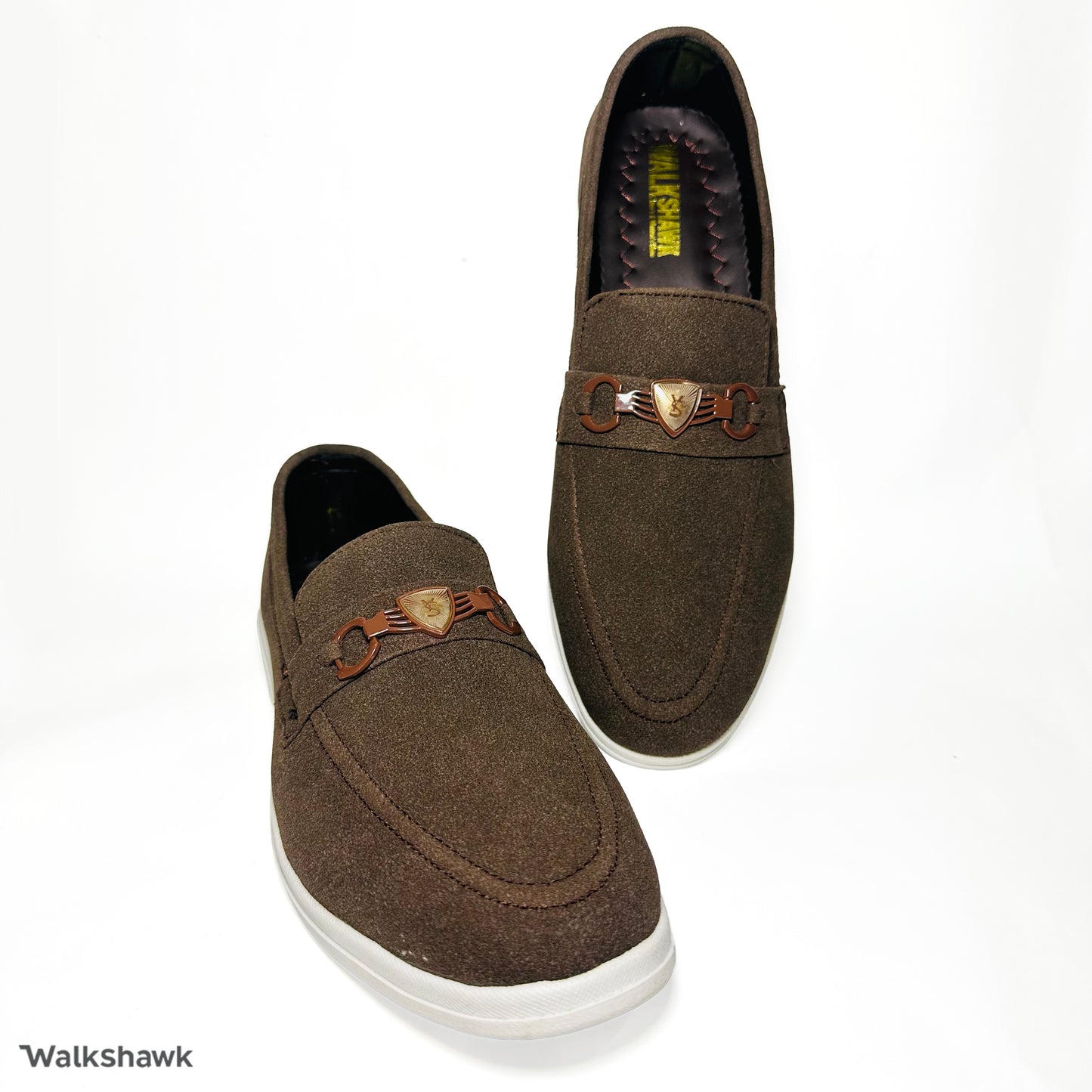 SuedeCraft Casual Shoes WS-SC002 – Premium Suede Leather Shoes for Men with White Sole