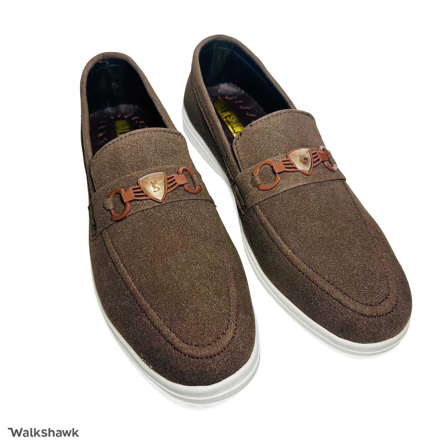 SuedeCraft Casual Shoes WS-SC002 – Premium Suede Leather Shoes for Men with White Sole