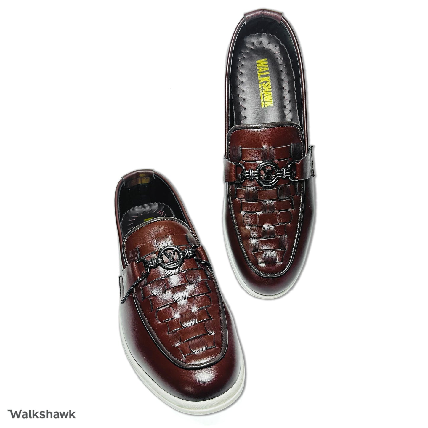 Handmade Luxe Leather Shoes WS-EL003 – Premium Black & Brown Designer Casuals for Men | Walkshawk