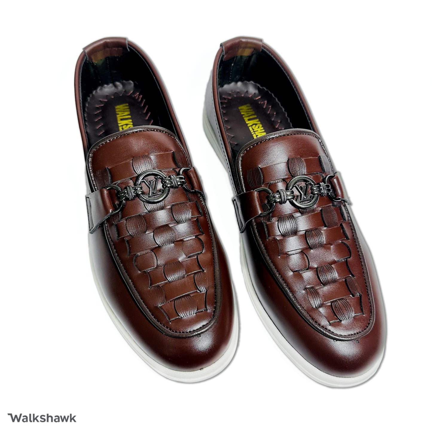 Handmade Luxe Leather Shoes WS-EL003 – Premium Black & Brown Designer Casuals for Men | Walkshawk