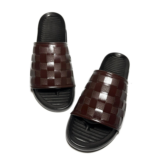 Checkered Chic Slides  WS-CS001