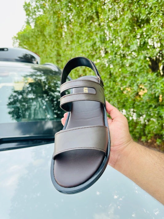 Midnight Leather  Sandals |  WS-ML001